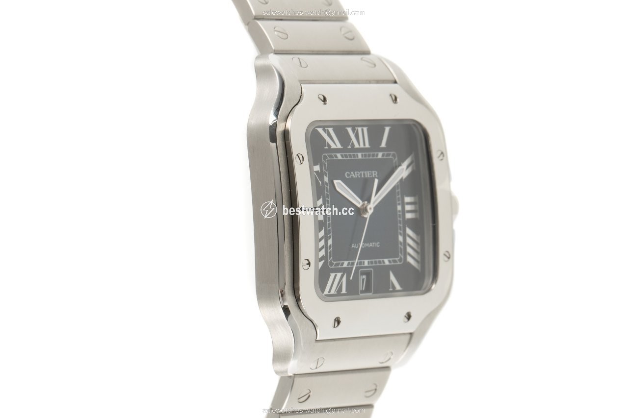IMG_9086 Cartier Santos Mens watch Unisex Automatic Steel WSSA0030 3