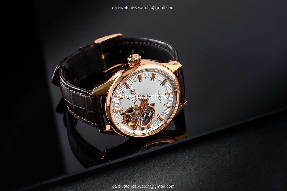 IMG_9086 Zenith El Primero Synopsis Mens watch Unisex Automatic Rose gold 18.2170.4613 3