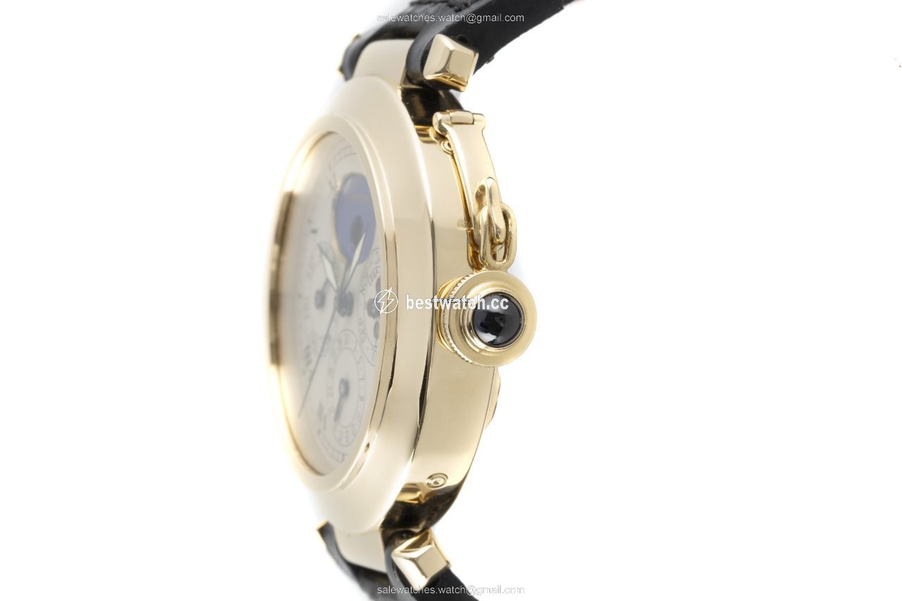 IMG_9086 Cartier Pasha Mens watch Unisex Quartz Yellow gold 30003 3