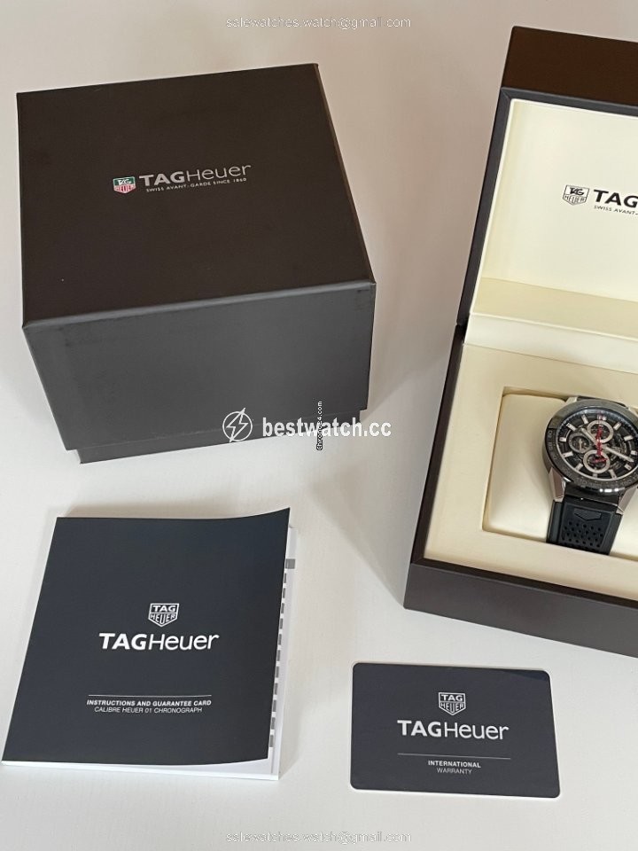 TAG Heuer Carrera Calibre HEUER 01 Mens watch Unisex Automatic Steel CAR2A1Z.FT6044 3