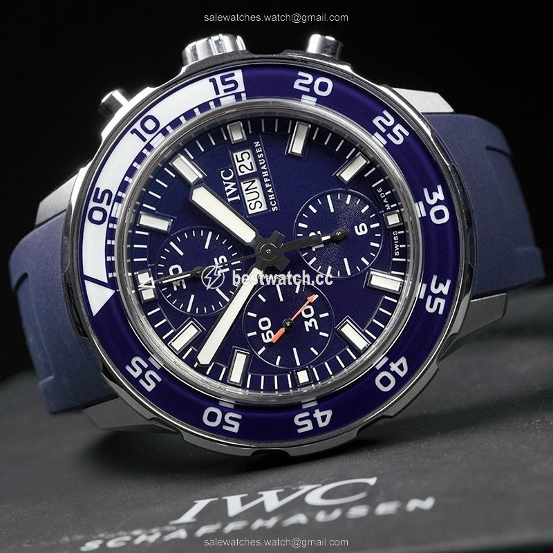 IMG_9086 IWC Aquatimer Chronograph Mens watch Unisex Automatic Steel IW3767-11 3