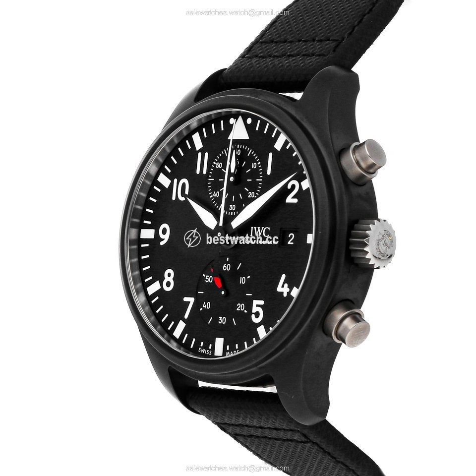 IMG_9086 IWC Pilot Chronograph Top Gun Mens watch Unisex Automatic Ceramic IW3890-01 3