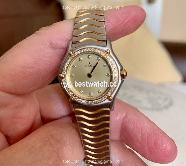 Ebel Classic Womens watch Automatic Gold Steel 166902-X 3