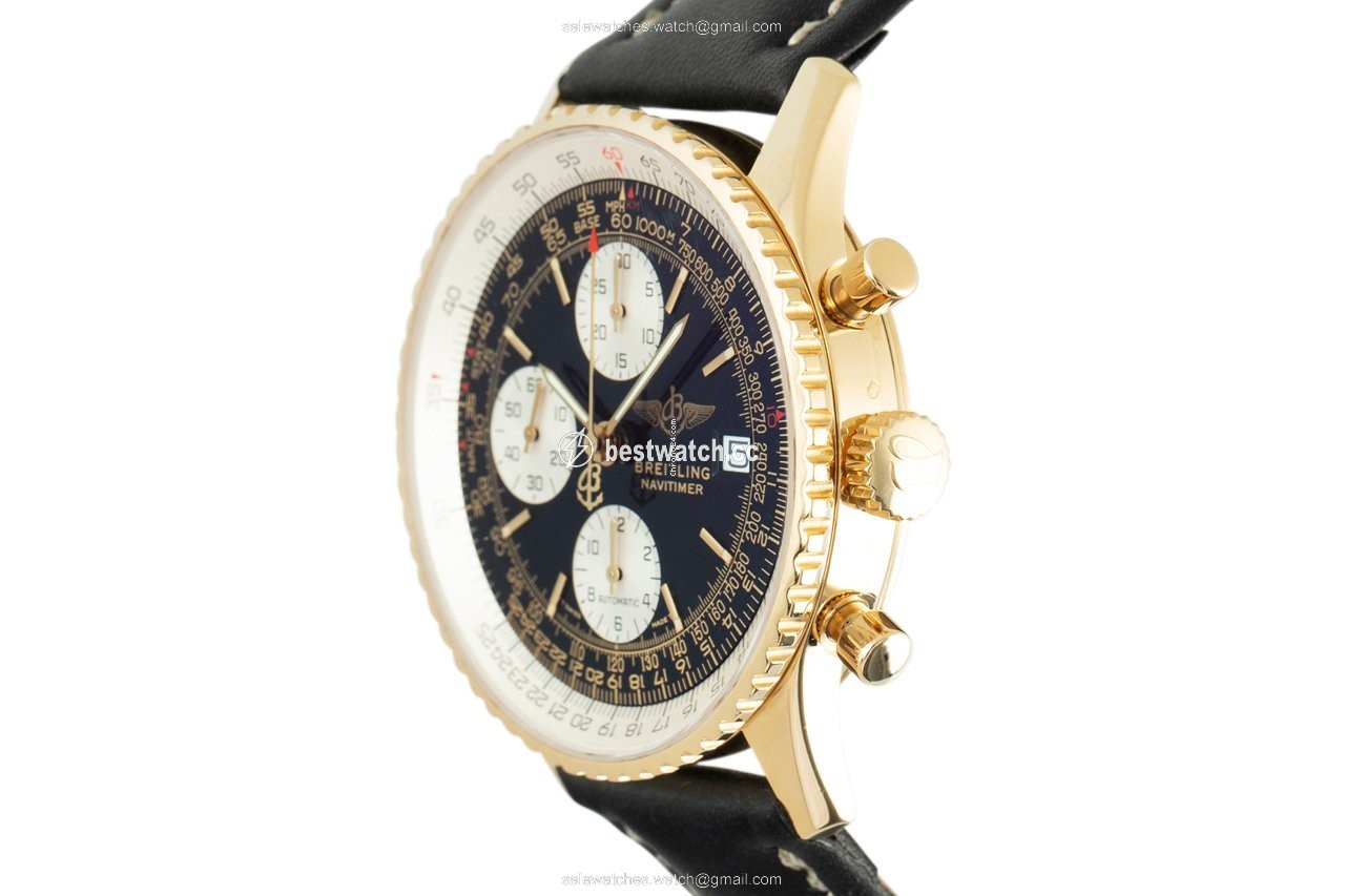 Breitling Old Navitimer Mens watch Unisex Automatic Yellow gold K13022 3