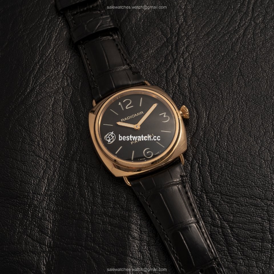 IMG_9086 Panerai Radiomir Mens watch Unisex Manual winding Rose gold PAM 00231 3