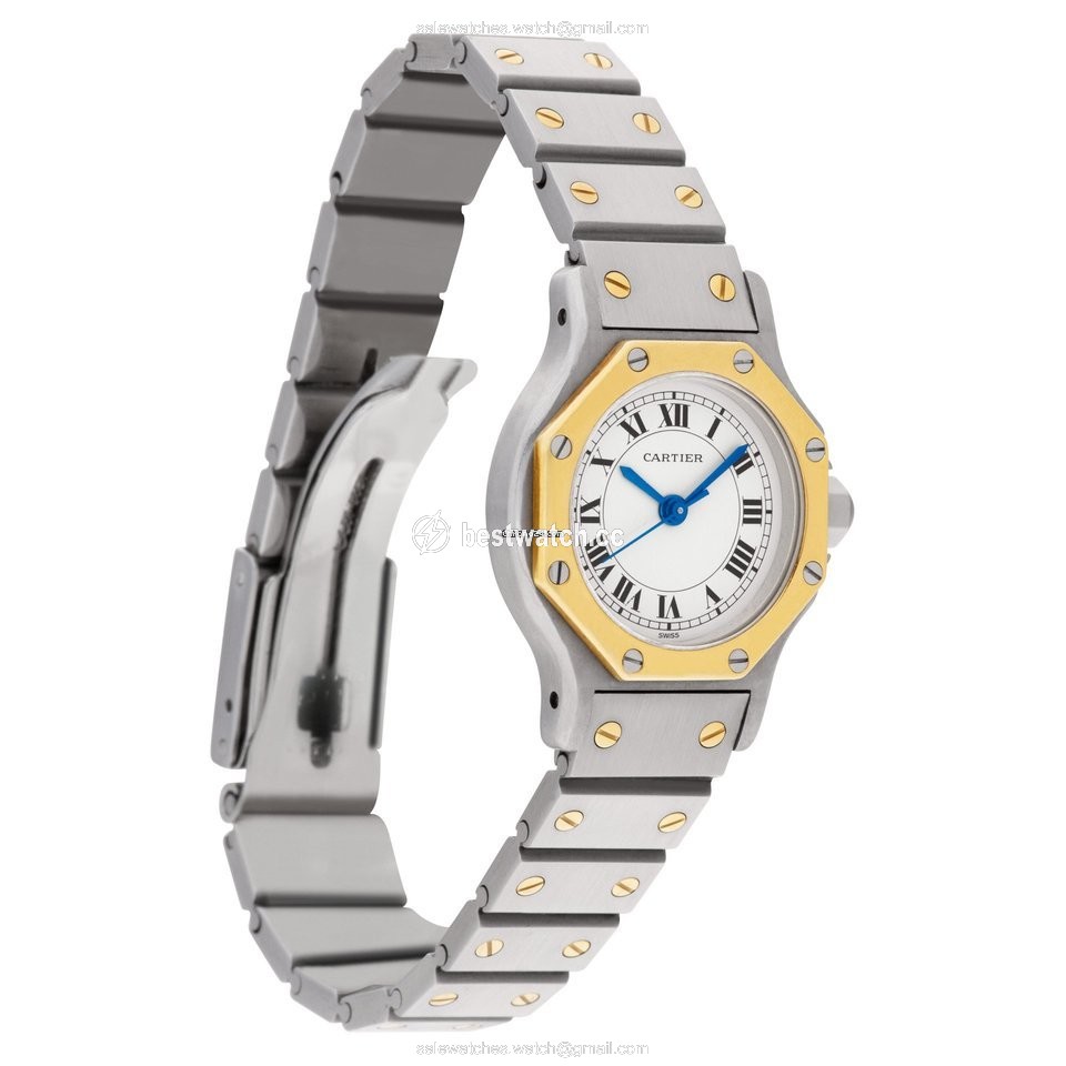 IMG_9086 Cartier Santos Womens watch Automatic Steel AC 980GR 3
