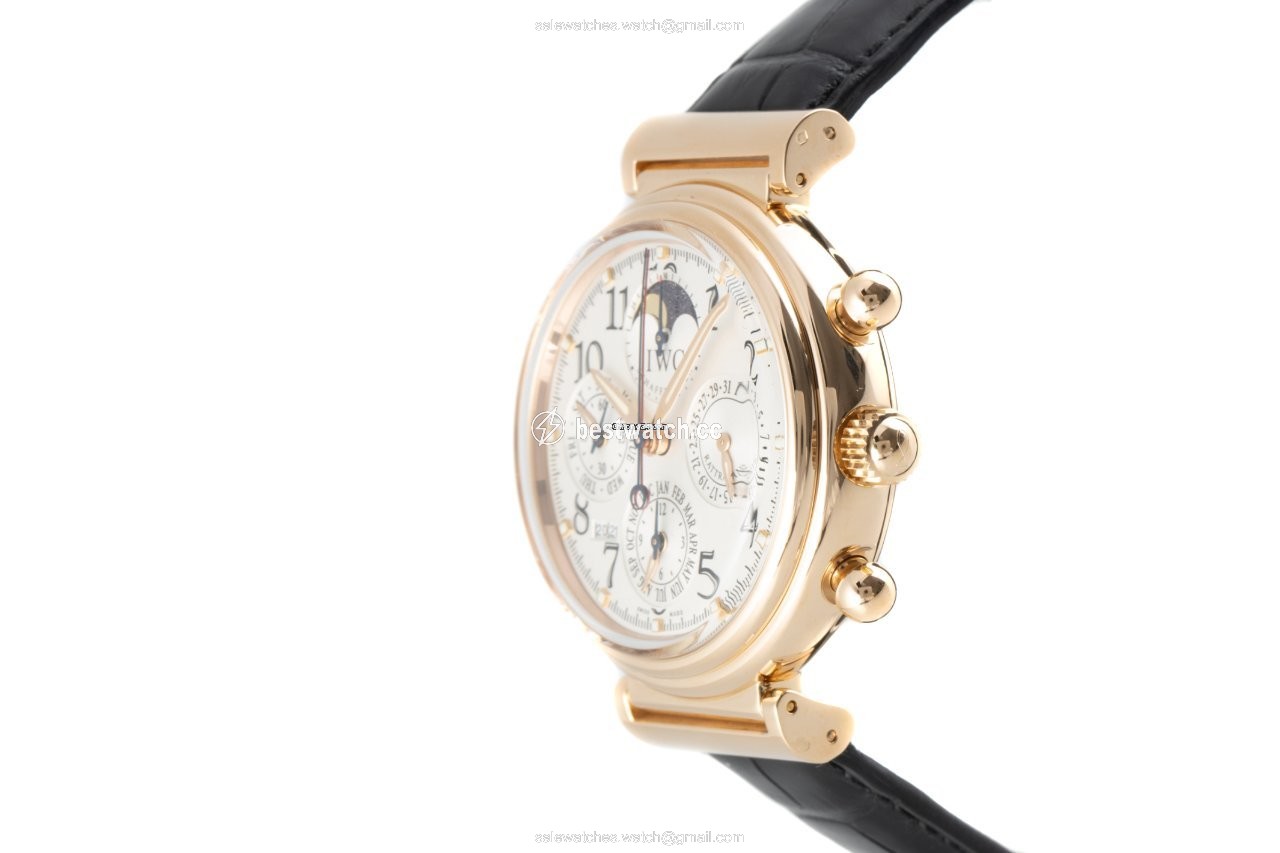 IMG_9086 IWC Da Vinci Perpetual Calendar Mens watch Unisex Automatic Yellow gold 3754 3