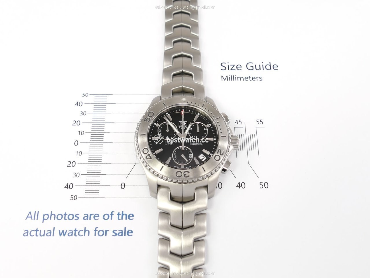 IMG_9086 TAG Heuer Link Quartz Mens watch Unisex Quartz Steel CJ1110.BA0576 3