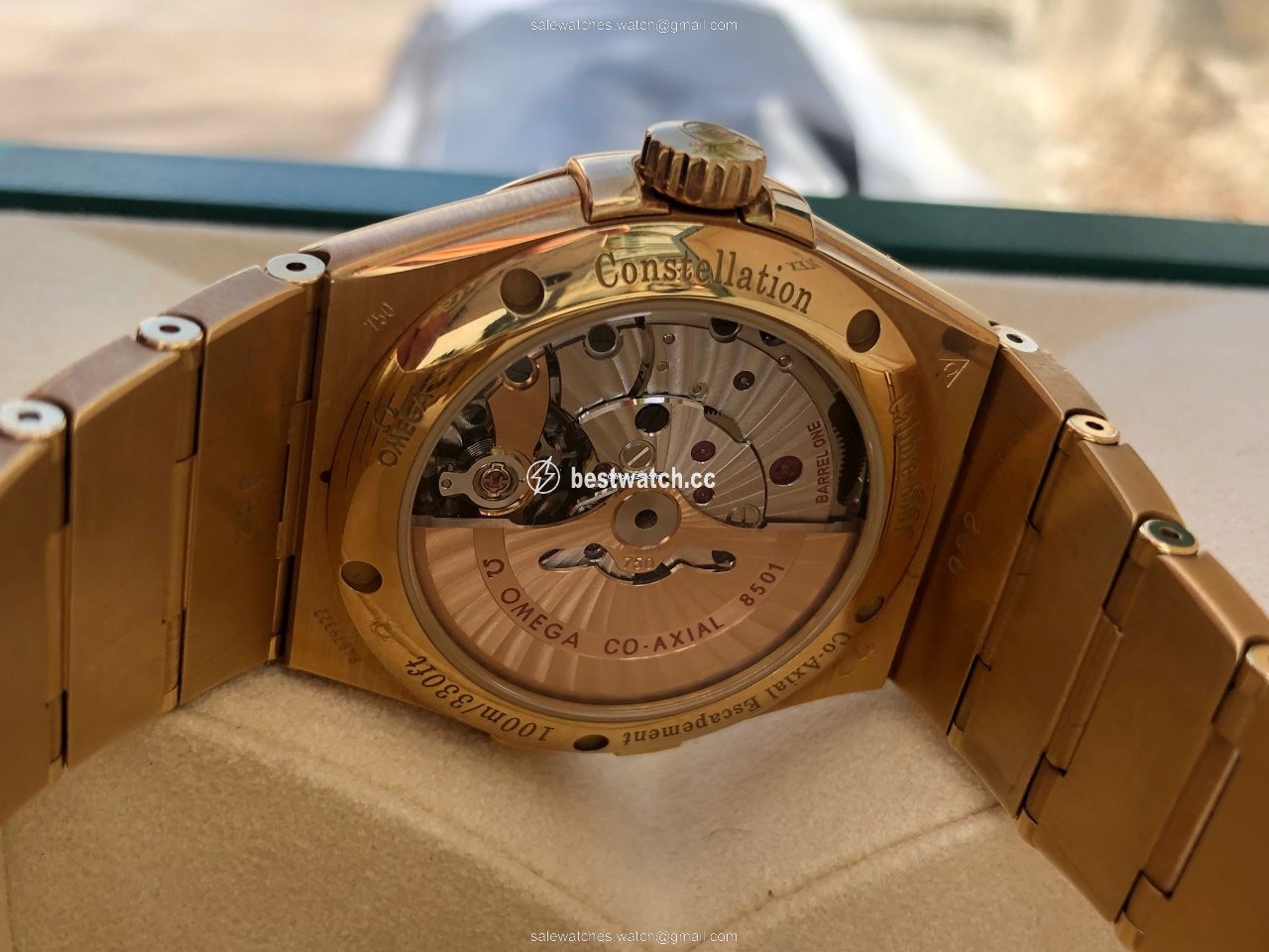 IMG_9086 Omega Constellation Men Mens watch Unisex Automatic Rose gold 123.50.38.21.02.001 3