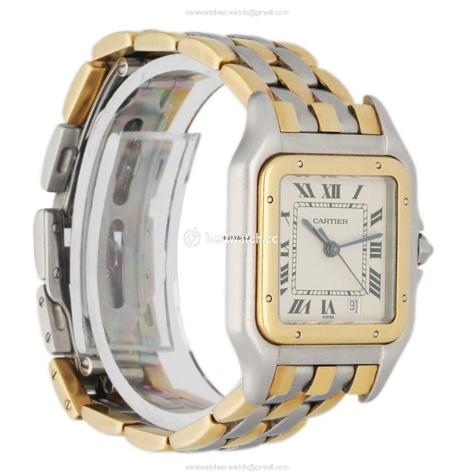 IMG_9086 Cartier Panthere Womens watch Quartz Steel 187949 3