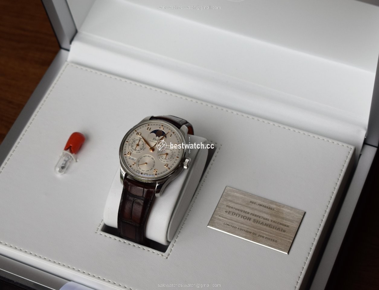 IMG_9086 IWC Portuguese Perpetual Calendar Mens watch Unisex Automatic Steel IW503307 3