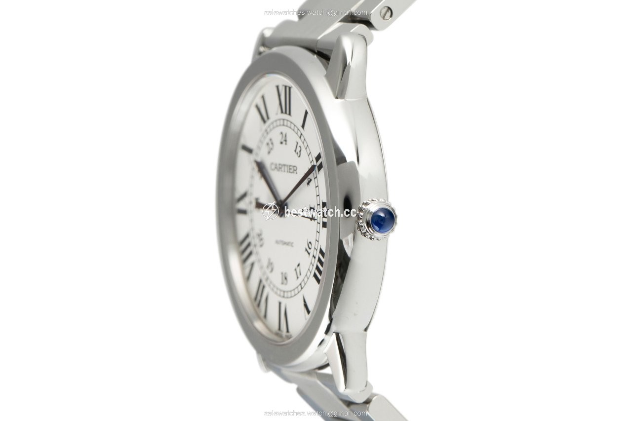 IMG_9086 Cartier Ronde Croisiere de Cartier Mens watch Unisex Automatic Steel WSRN0012 3