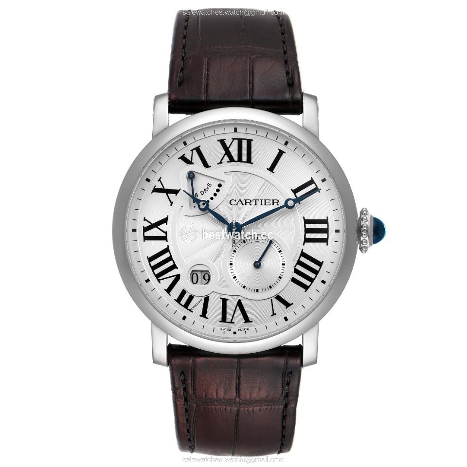 IMG_9086 Cartier Rotonde de Cartier Mens watch Unisex Manual winding White gold W1556202 3