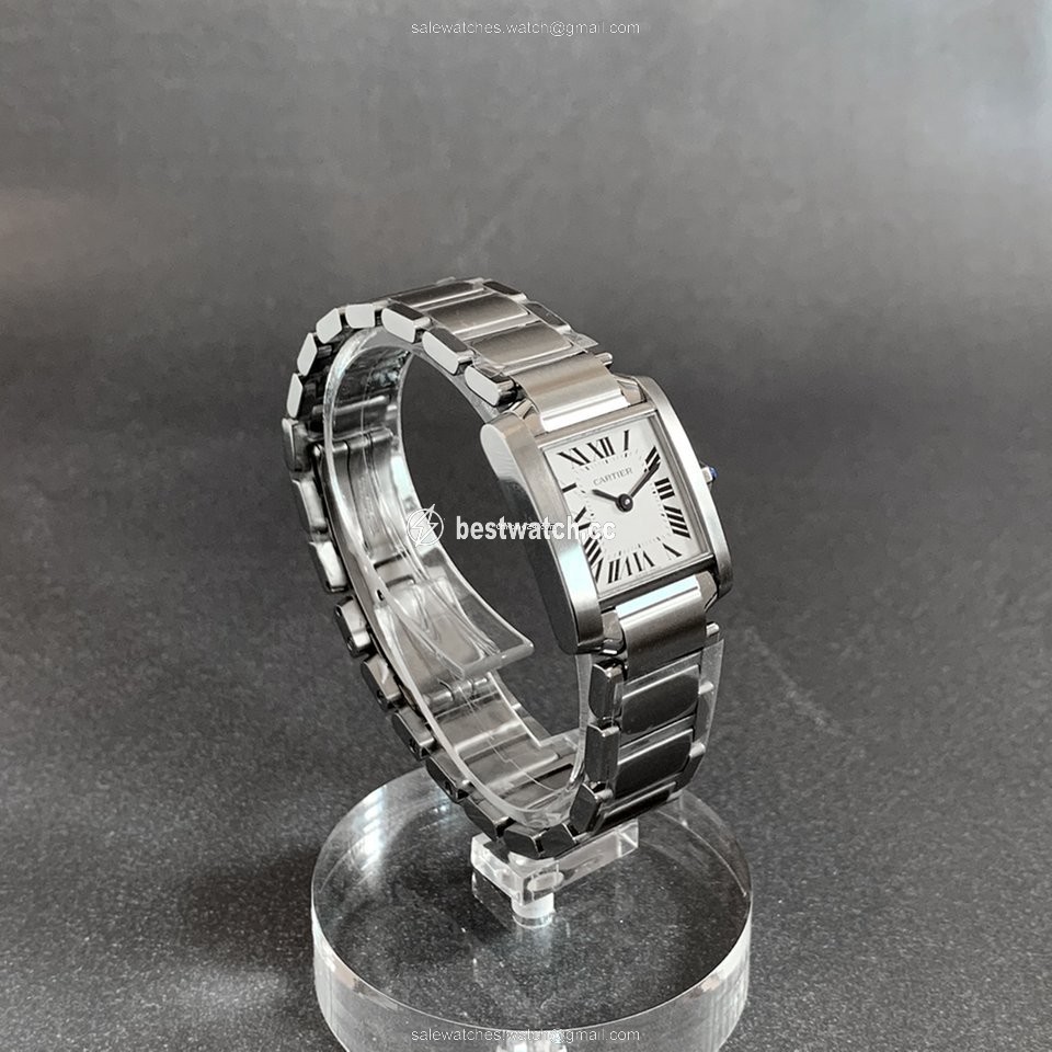 IMG_9086 Cartier Tank Francaise Womens watch Quartz Steel W51008Q3 2384 3