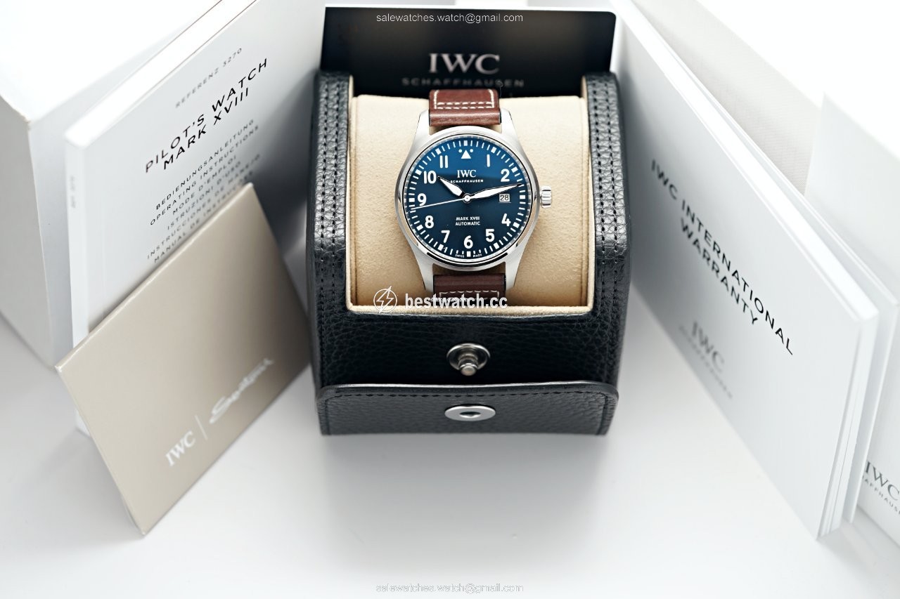 IMG_9086 IWC Pilot Mark Mens watch Unisex Automatic Steel IW327010 3