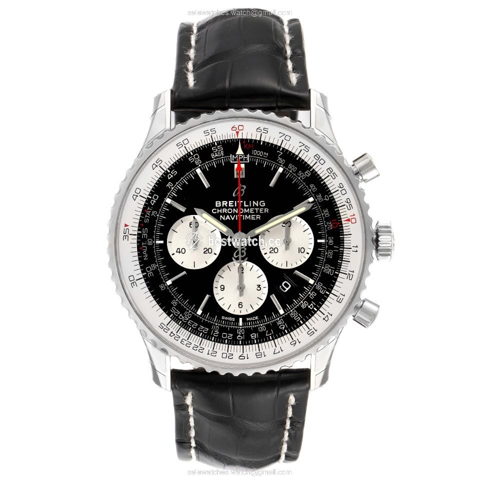 IMG_9086 Breitling Navitimer 01 (46 MM) Mens watch Unisex Automatic Steel AB0127211C1A1 3