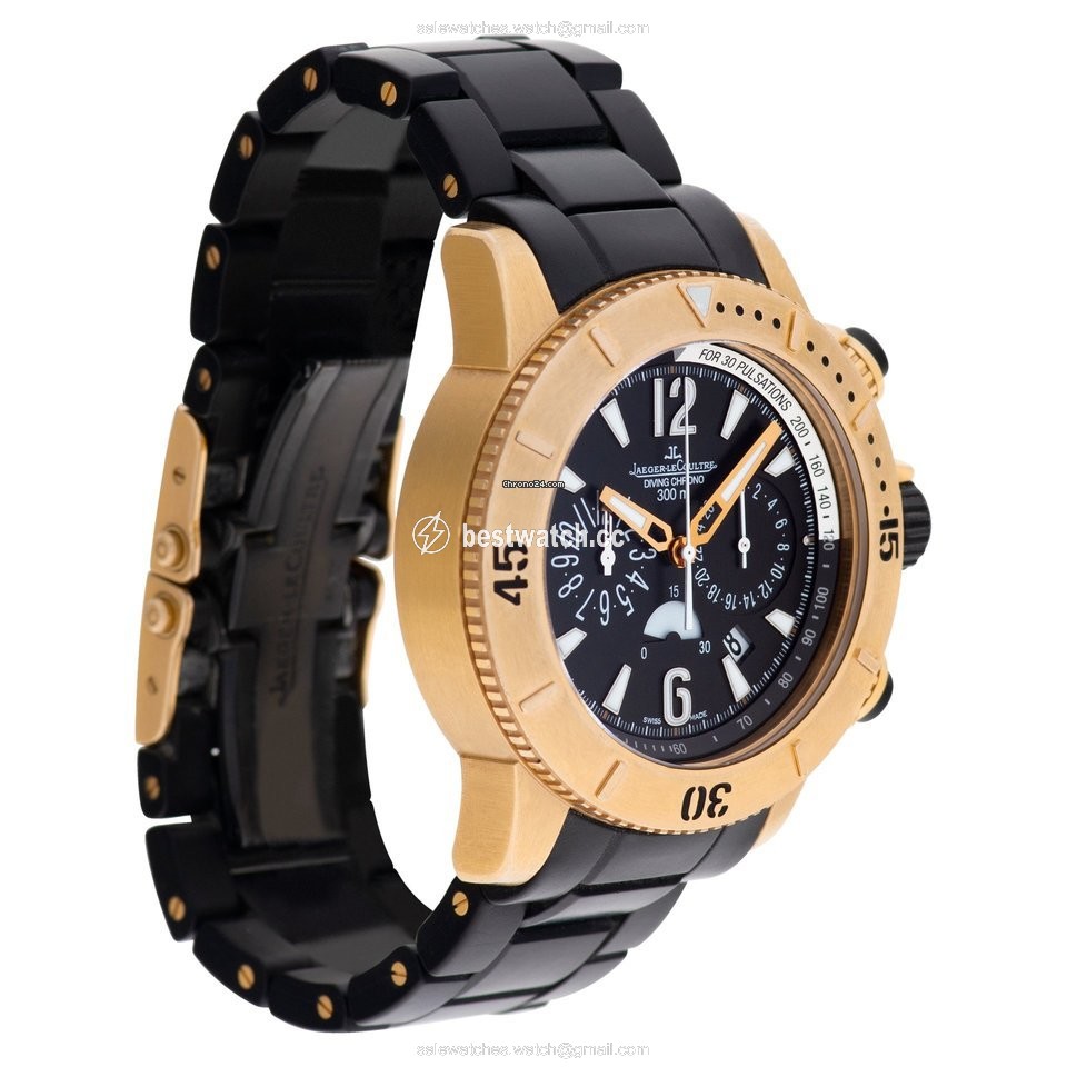 IMG_9086 Jaeger-LeCoultre Master Compressor Diving Chronograph Mens watch Unisex Automatic Rose gold Q1862740 3