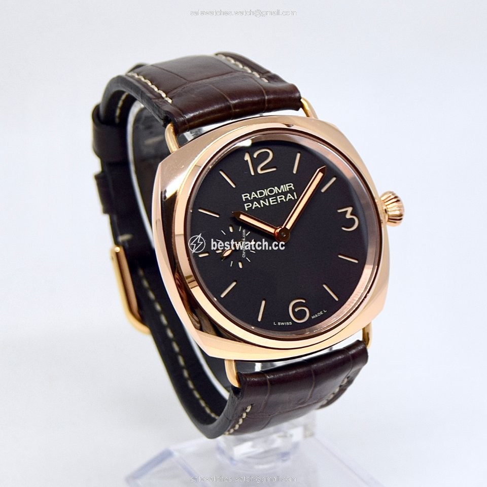 IMG_9086 Panerai Radiomir Mens watch Unisex Manual winding Red gold PAM 00439 3