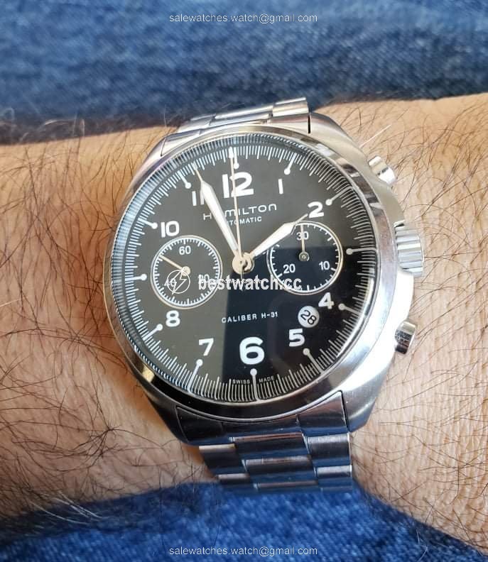 IMG_9086 Hamilton Khaki Pilot Pioneer Mens watch Unisex Automatic Steel H76416135 3