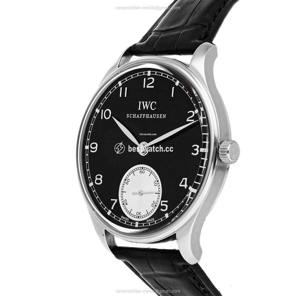IMG_9086 IWC Portuguese Hand-Wound Mens watch Unisex Manual winding Steel IW5454-04 3
