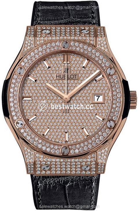 IMG_9086 Hublot Classic Fusion 45, 42, 38, 33 mm Mens watch Unisex Automatic Rose gold 542.OX.9010.LR.1704 3