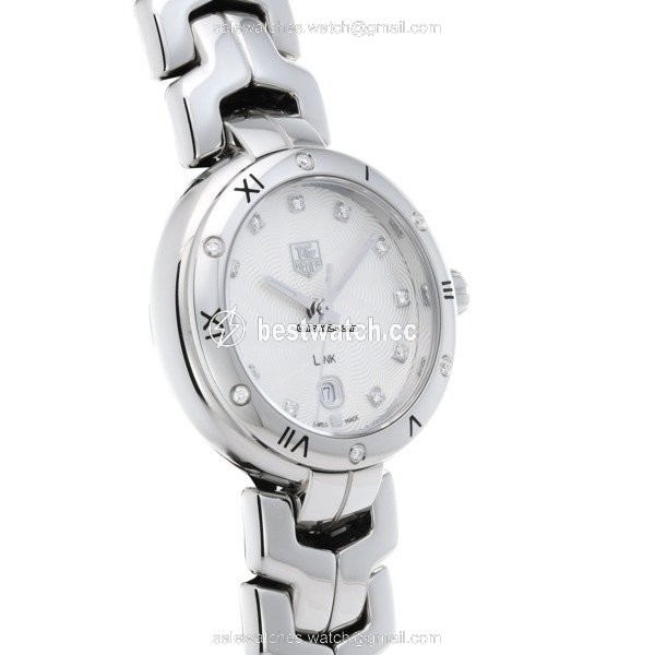 IMG_9086 TAG Heuer Link Lady Womens watch Quartz Steel WAT1413.BA0954 3