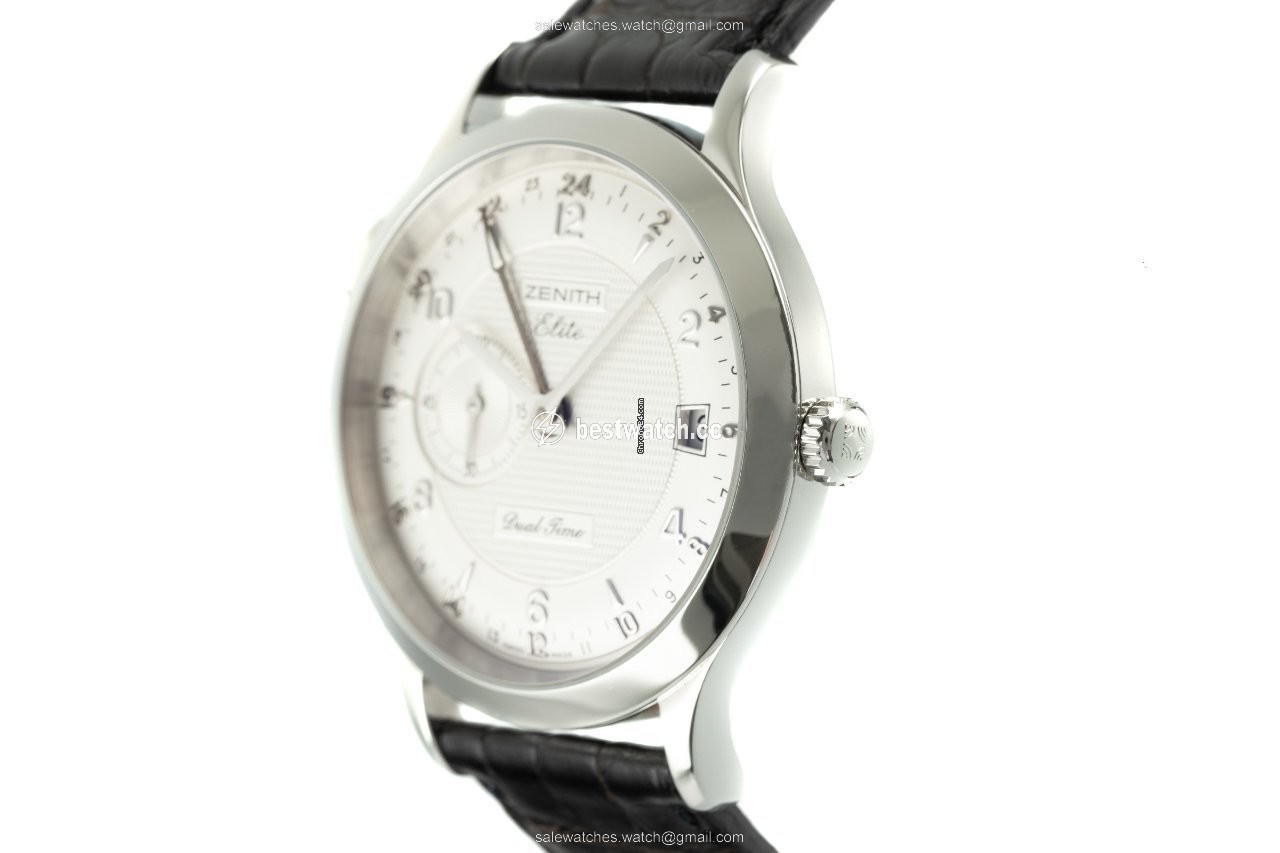 Zenith Elite Dual Time Mens watch Unisex Automatic Steel 03.1125.682 3
