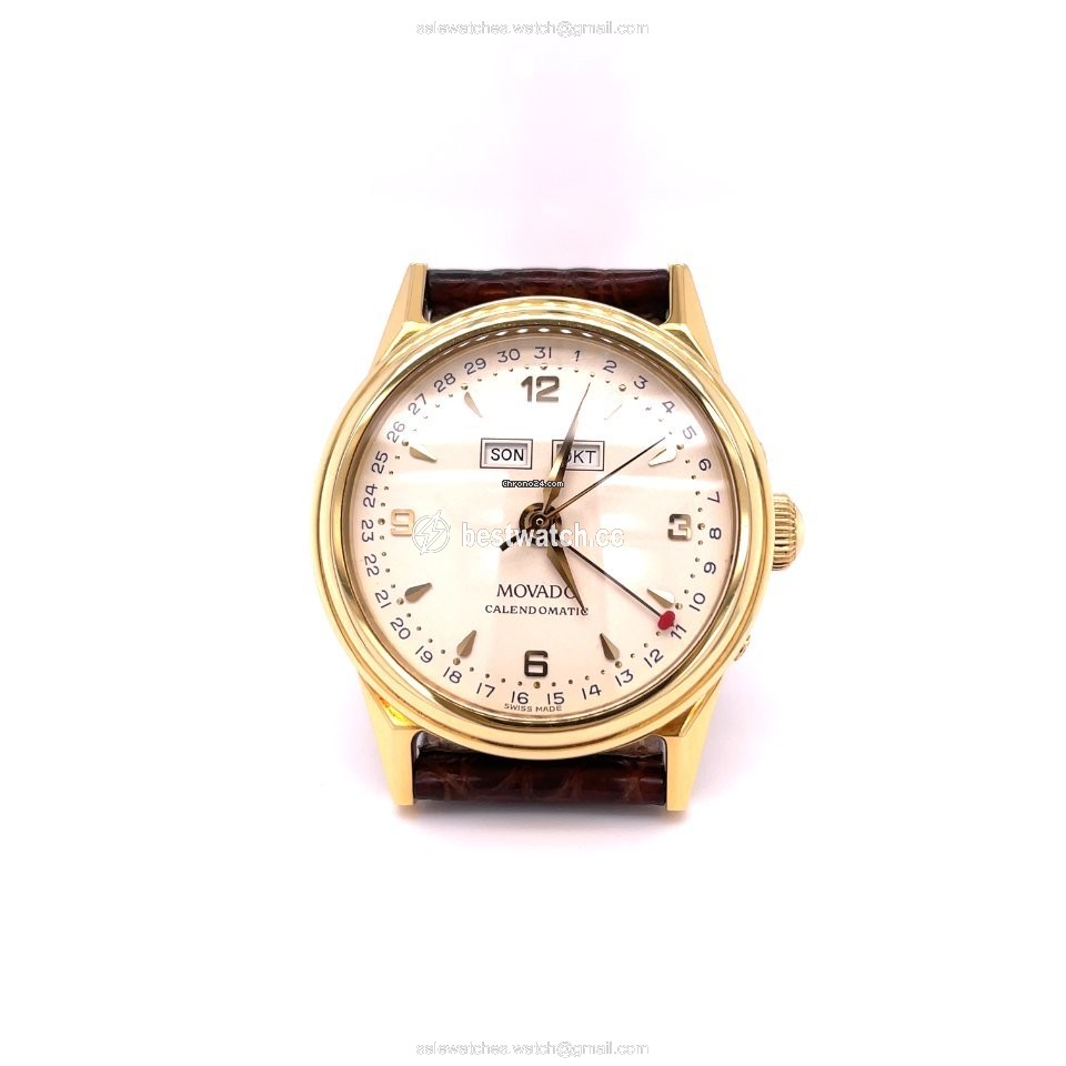 IMG_9086 Movado Mens watch Unisex Automatic Yellow gold 40-B1-88 3
