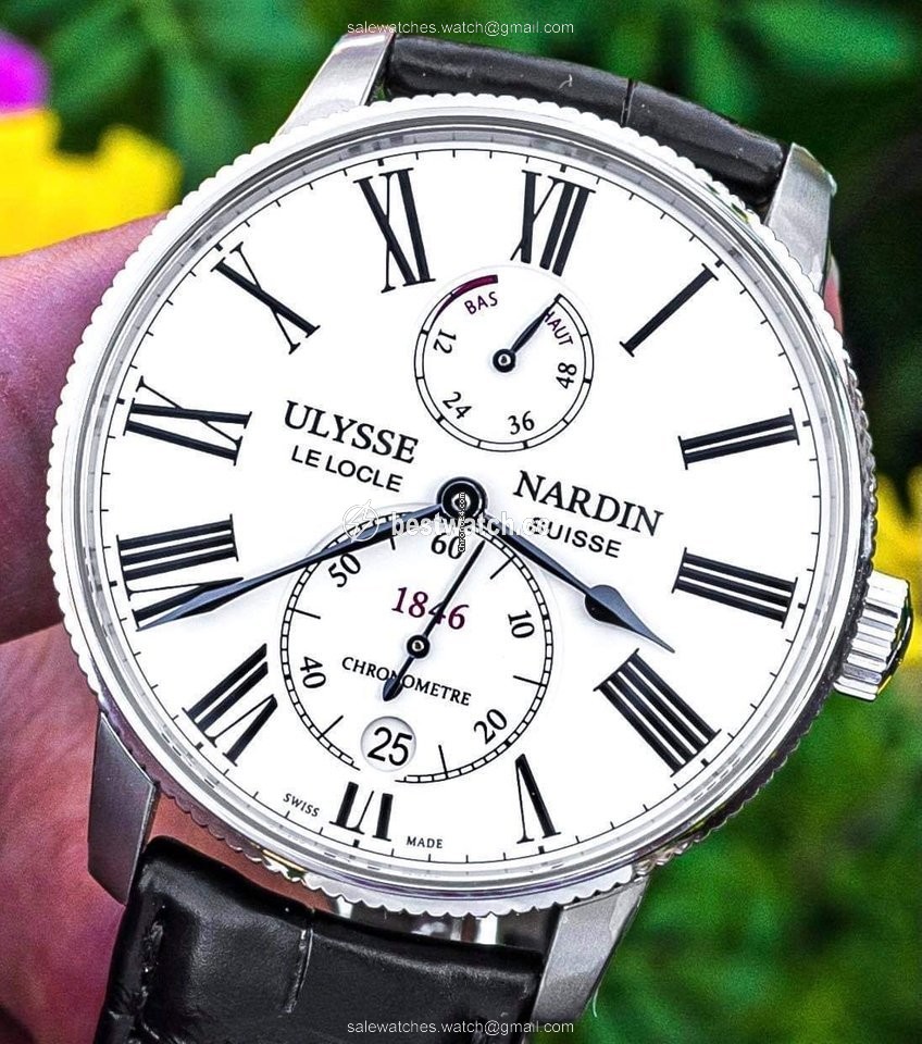 IMG_9086 Ulysse Nardin Marine Torpilleur Mens watch Unisex Automatic Steel 1183-310 40 3