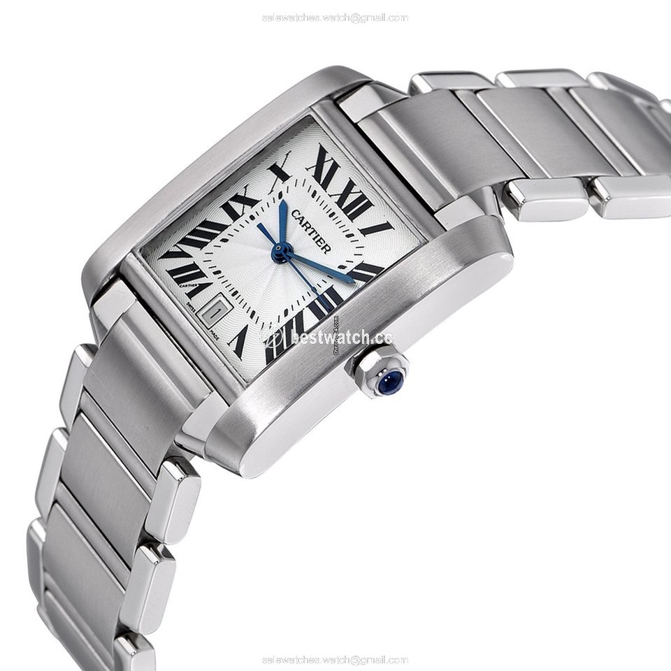 IMG_9086 Cartier Tank Francaise Mens watch Unisex Automatic Steel W1002Q3 3