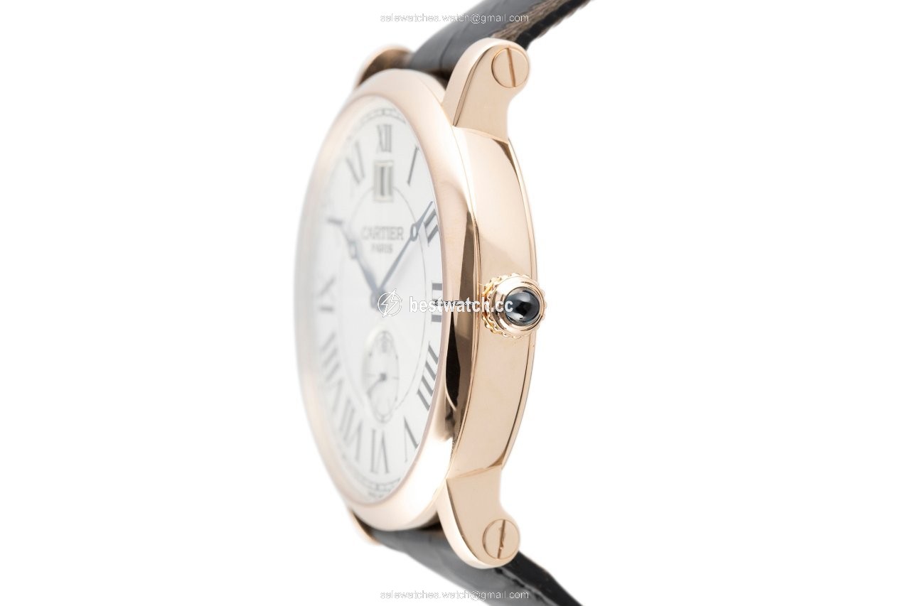 IMG_9086 Cartier Rotonde de Cartier Mens watch Unisex Manual winding Red gold W1550251 3