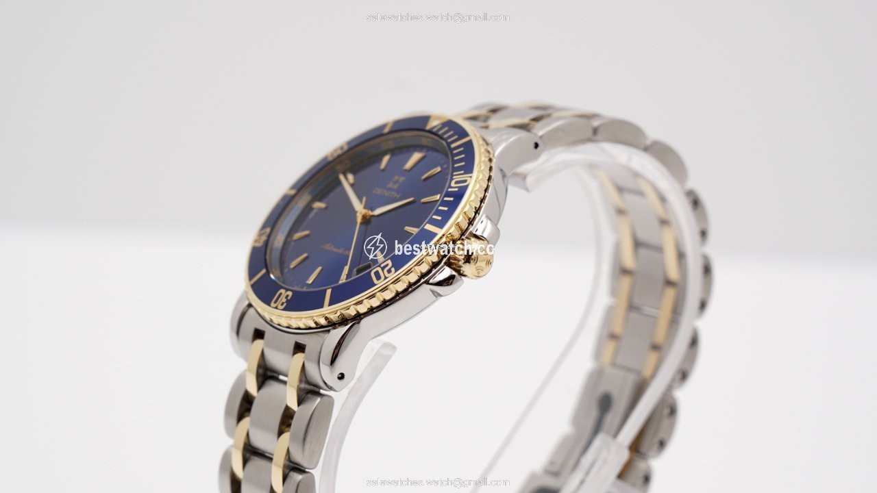 IMG_9086 Zenith Mens watch Unisex Automatic Gold Steel 15 53-0470-670 3