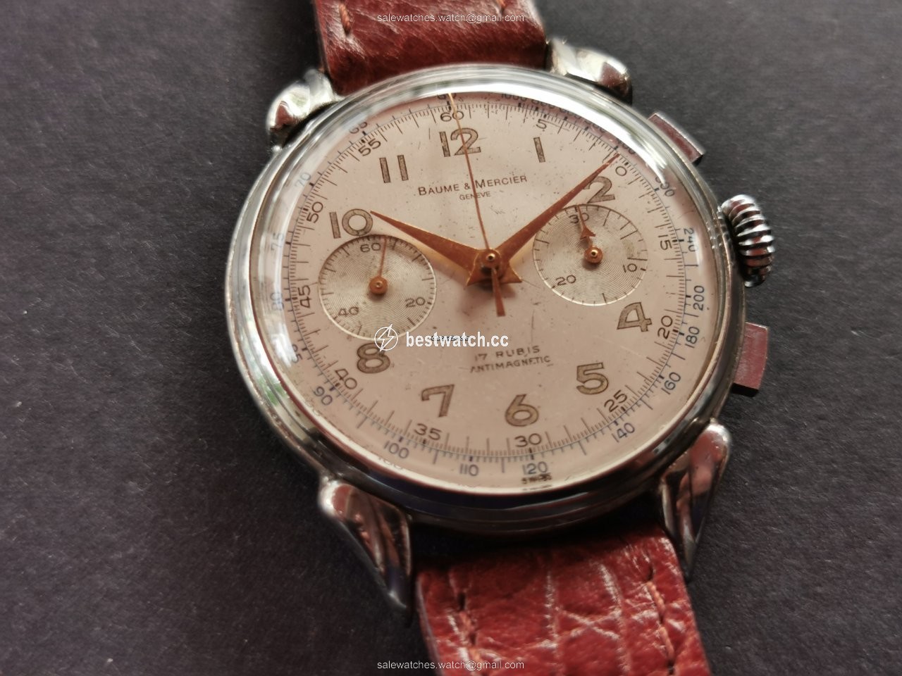 IMG_9086 Baume & Mercier Mens watch Unisex Manual winding Steel 825 3