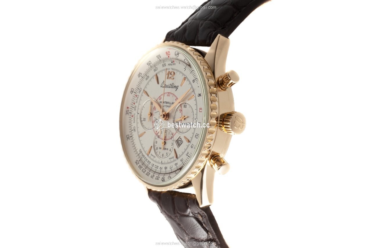 IMG_9086 Breitling Montbrillant Mens watch Unisex Automatic Yellow gold H41330 3