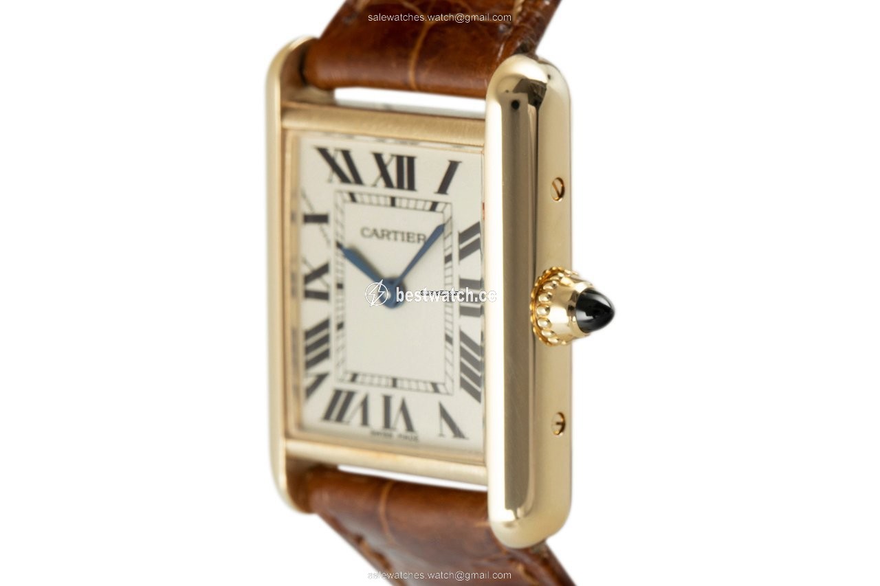 IMG_9086 Cartier Tank Louis Cartier Womens watch Quartz Yellow gold 2442 3