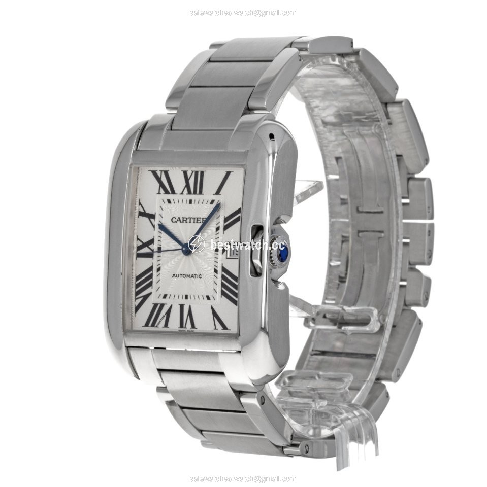 IMG_9086 Cartier Tank Anglaise Mens watch Unisex Automatic Steel w5310008 3507 3