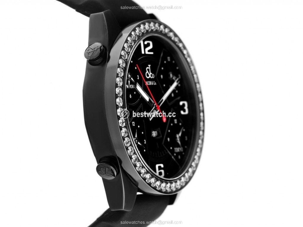 IMG_9086 Jacob & Co. Five Time Zone Mens watch Unisex Quartz Steel 5U1W9279 3