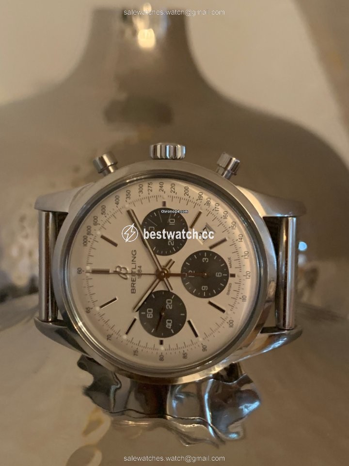 Breitling Transocean Chronograph Mens watch Unisex Automatic Steel AB015212 G724 154A 3