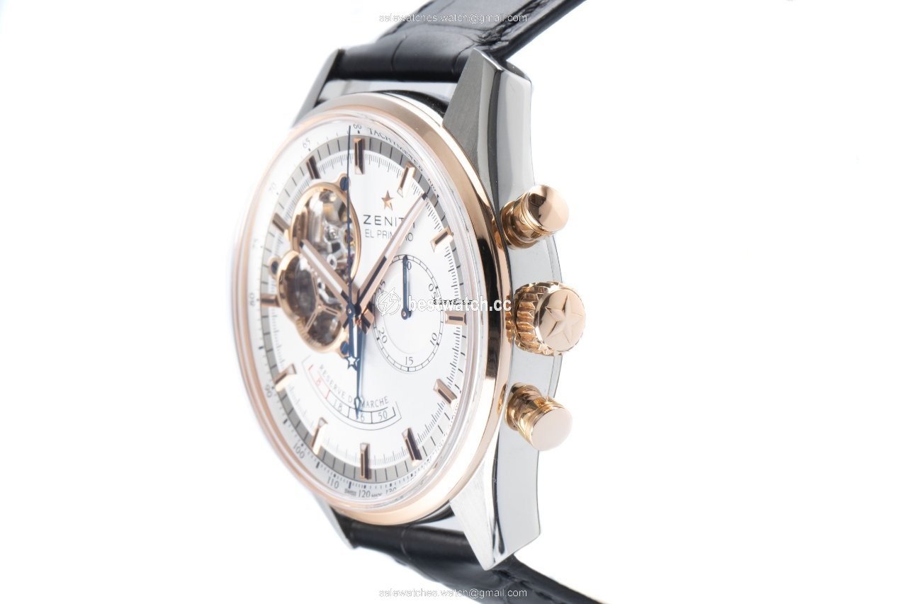 IMG_9086 Zenith El Primero Chronomaster Mens watch Unisex Automatic Gold Steel 51.2080.4021 3