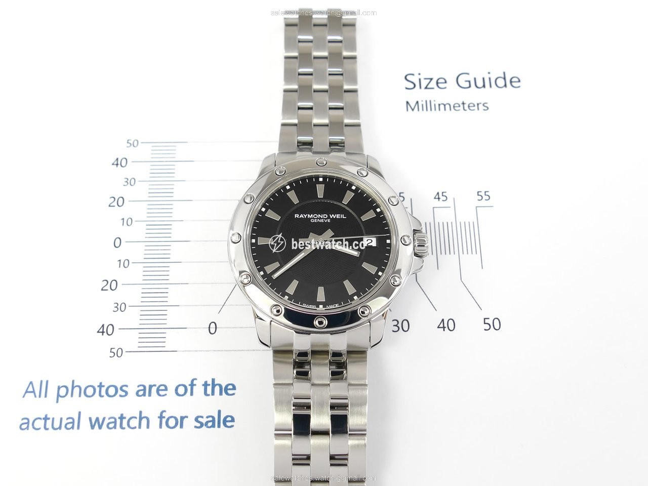 IMG_9086 Raymond Weil Tango Mens watch Unisex Quartz Steel 5399-ST-00995 3