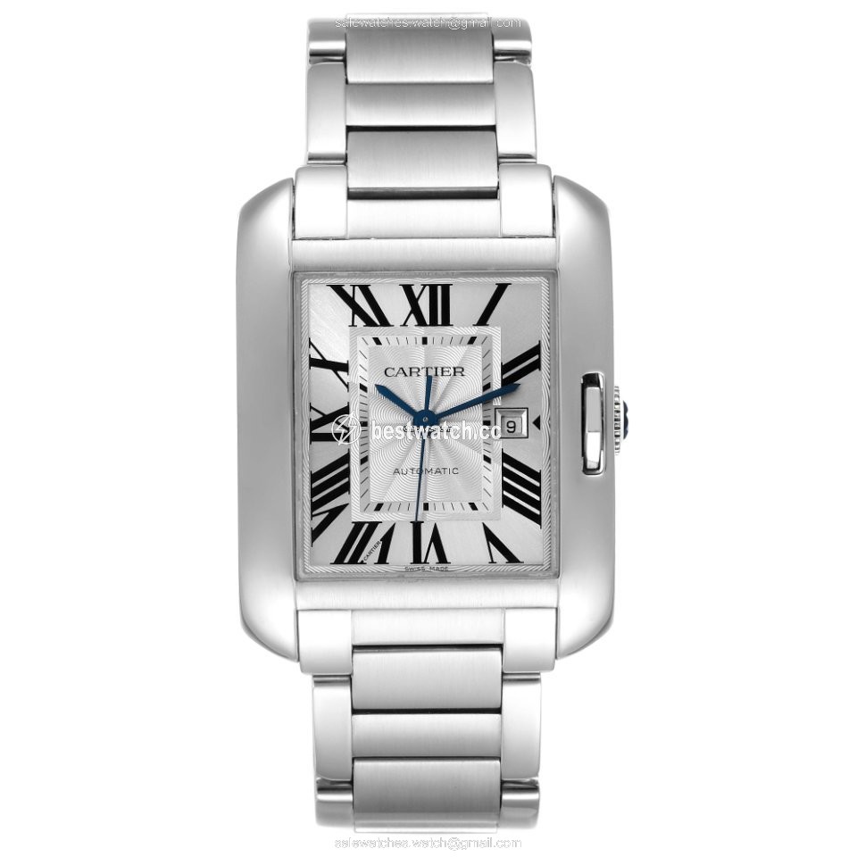IMG_9086 Cartier Tank Anglaise Mens watch Unisex Automatic Steel W5310009 3
