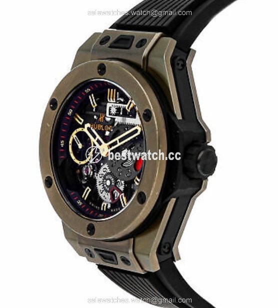 IMG_9086 Hublot Big Bang Meca-10 Mens watch Unisex Manual winding Yellow gold 414.MX.1138.RX 3