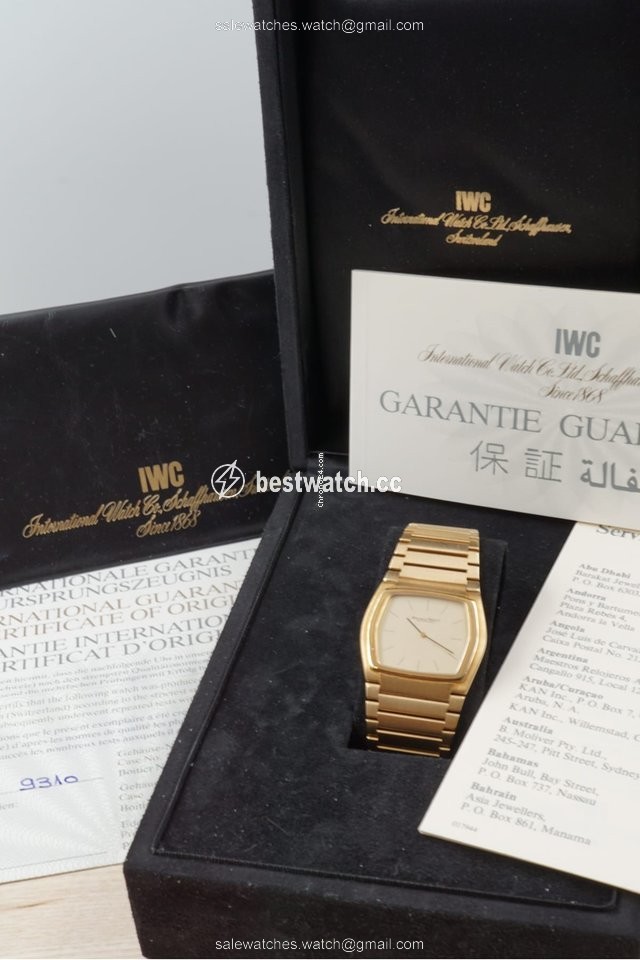 IMG_9086 IWC Da Vinci Mens watch Unisex Manual winding Yellow gold 9310 3