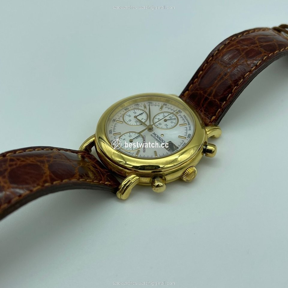 IMG_9086 Movado 1881 Automatic Mens watch Unisex Automatic Yellow gold 40.A7.870 3