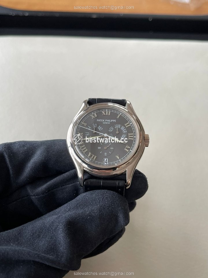 IMG_9086 Patek Philippe Annual Calendar Mens watch Unisex Automatic White gold 5035G-031 3