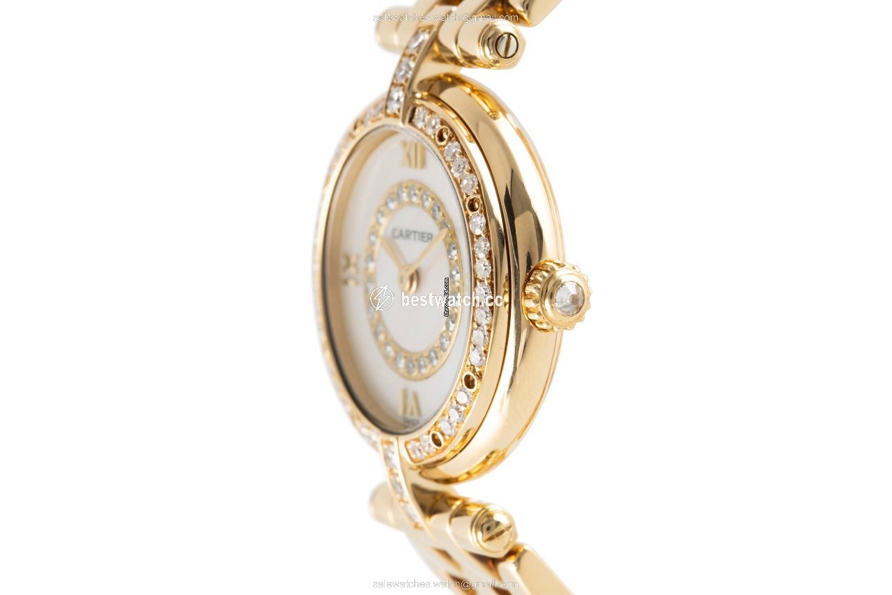 IMG_9086 Cartier Panthere Womens watch Quartz Yellow gold 6692 3