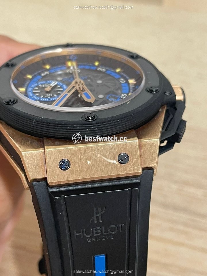 IMG_9086 Hublot King Power Mens watch Unisex Automatic Rose gold 716.OM.1129.RX.EUR12 3