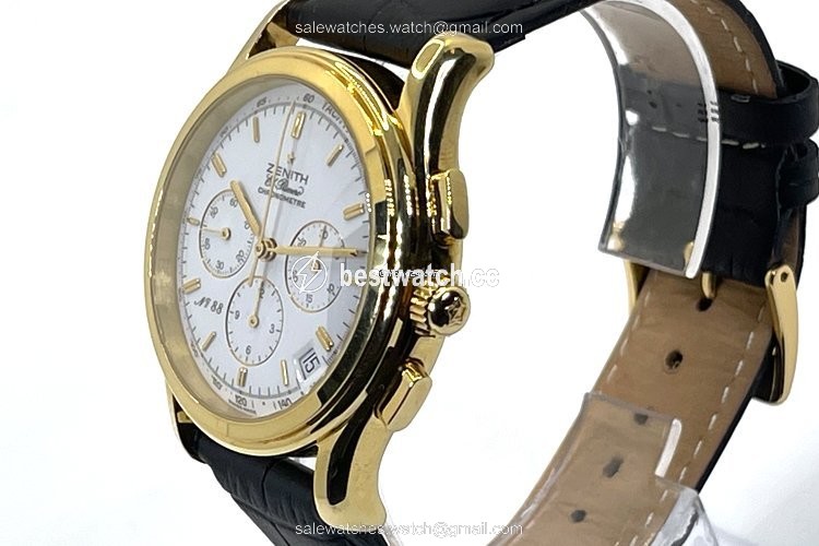 IMG_9086 Zenith El Primero Chronograph Mens watch Unisex Automatic Yellow gold 30.0220.400 3
