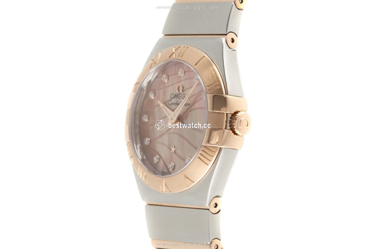 IMG_9086 Omega Constellation Quartz Womens watch Quartz Gold Steel 123.20.27.60.57.002 3