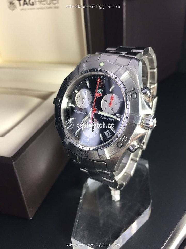 IMG_9086 TAG Heuer Aquaracer 300M Mens watch Unisex Quartz Steel CAF1111 3